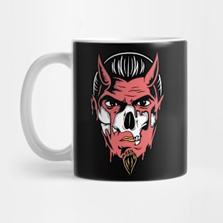 Devil and skull Mug